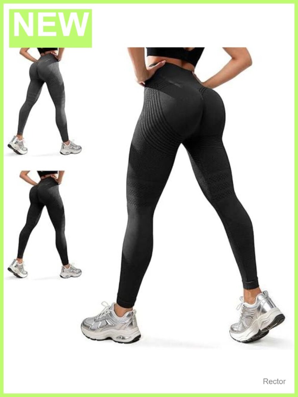 Women's High Waist Anti Cellulite Compression Leggings Butt Lifting Yoga Pants